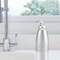 mDesign Aluminum Foaming Soap Dispenser Pump Bottle, 2 Pack - Brushed/Silver